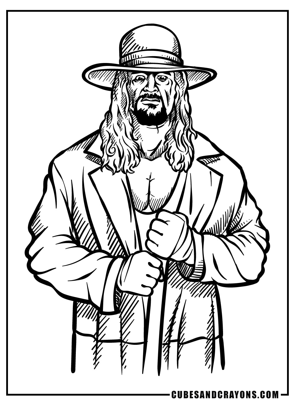 Coloring pages - The Official Wrestling Museum